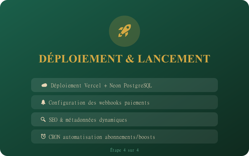 Déploiement & Lancement